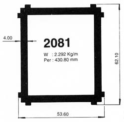 alumunium Curtain Wall-Curtain Wall Group 2083 - 2084